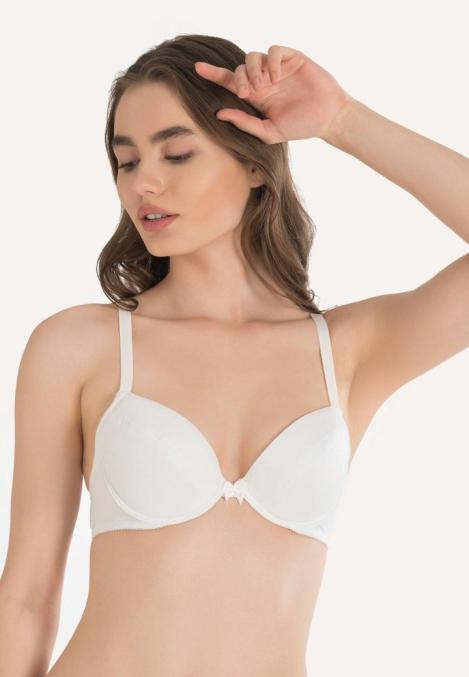 Sutien NBB burete si balene de sustinere, Culoare Alb Engros